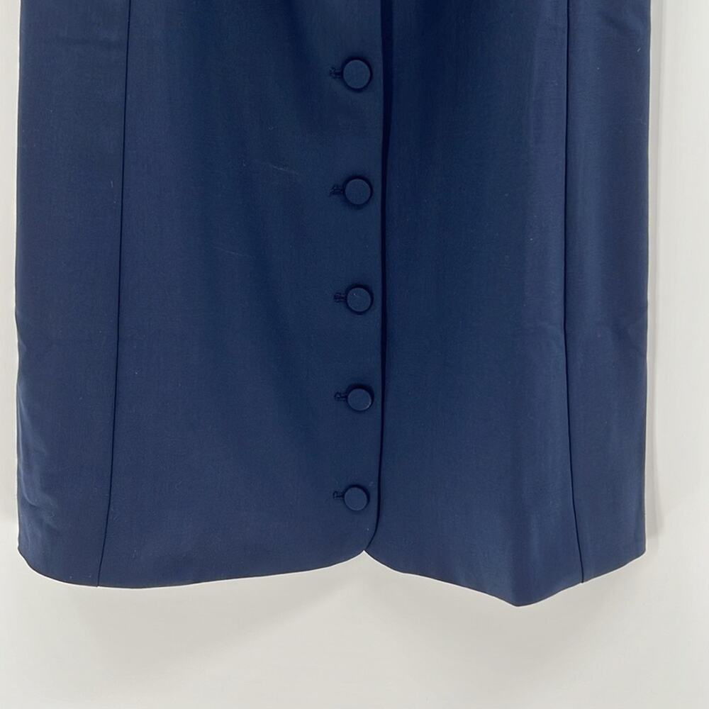 Madewell Women's High-Neck Sleeveless Vest Mini Dress - Dark Indigo - 2 - NWT - Picture 3 of 7